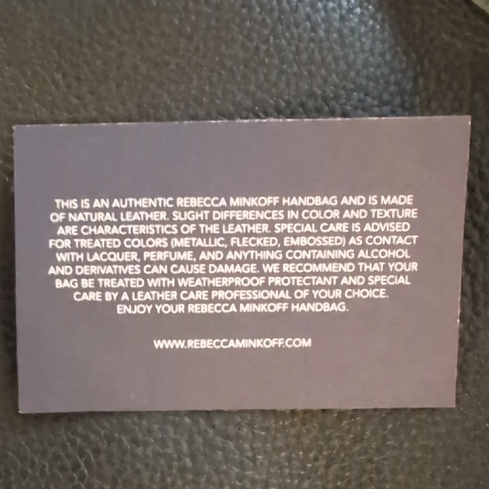 Rebecca Minkoff Black Leather Tote Handbag with Fringe - Picture 7 of 8